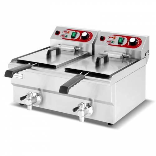 Friteuse électrique 2 x 10 L