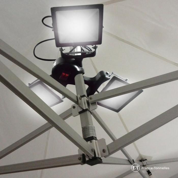 Lampe LED 450 W 3 spots pour barnum